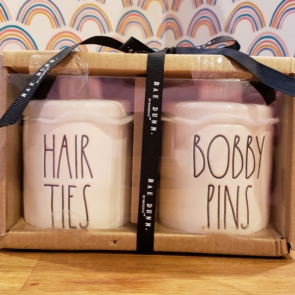 Rae Dunn Small Rainbow Knob Canister Set - Picture 6 of 8